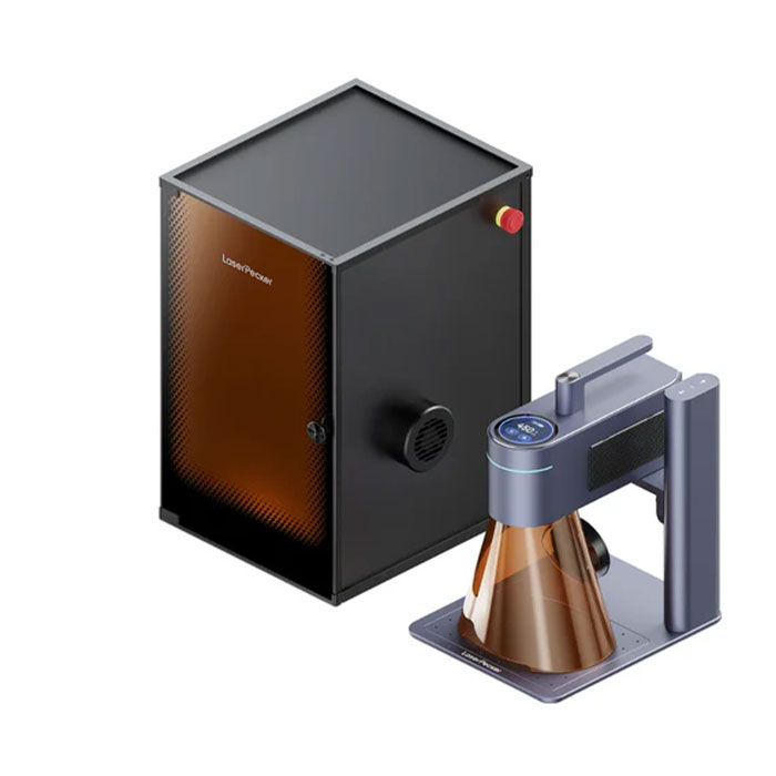 Первый в мире портативный двухлазерный гравёр LaserPecker LP4 — 10W Diode + 2W IR