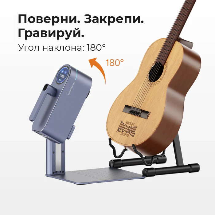 Первый в мире портативный двухлазерный гравёр LaserPecker LP4 — 10W Diode + 2W IR